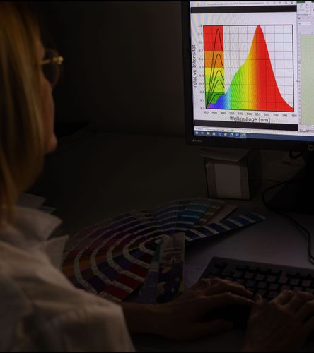 Farbentwicklung am Computer
